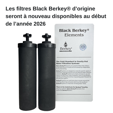 Ensemble de filtres Black Berkey®