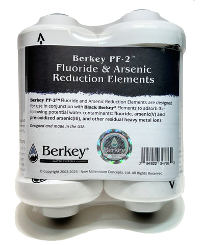 Filtres PF-2 Fluorure Berkey